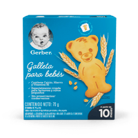 Galletas GERBER® para bebés a partir de los 10 meses 1 caja de 5 unidades