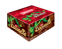 COCOSETTE® Navidad Maxi Galleta Rellena de Crema de Coco Display 18 Unidades de 50 g
