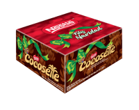 COCOSETTE® Navidad Maxi Galleta Rellena de Crema de Coco Display 18 Unidades de 50 g