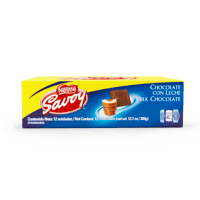 SAVOY® Chocolate con Leche Display 12 Unidades de 30 g