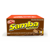SAMBA® Wafer con Relleno Sabor a Chocolate Cubierto de Chocolate Display 20 Unidades de 32 g