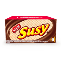 SUSY® Maxi Galleta Rellena de Crema Sabor a Chocolate Display 18 Unidades de 50 g
