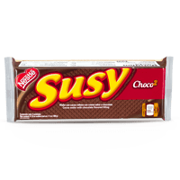 SUSY® Choco2 Wafer con Cacao Relleno con Crema Sabor a Chocolate Multipack 200 g