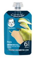 Gerber® Compota de Pera en Pouch 100 g