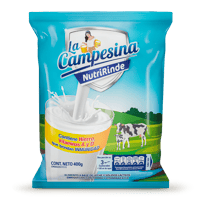 LA CAMPESINA® NutriRinde Alimento a base de leche y sólidos lácteos enriquecido 400g