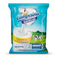 LA CAMPESINA® NutriRinde Alimento a base de leche y sólidos lácteos enriquecido 400g