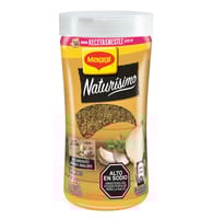 MAGGI®️ NATURISIMO Sazonador con Sal Gruesa, Ajo y Cebolla en Trocitos Botella 220 g