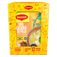 MAGGI® Sopa Casera de Pollo Display 12  Sobres de 62 g