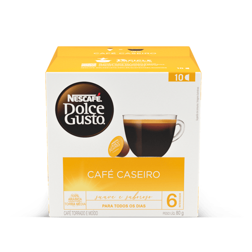 NESCAFÉ® DOLCE GUSTO Caseiro DISPLAY de 10 cápsulas