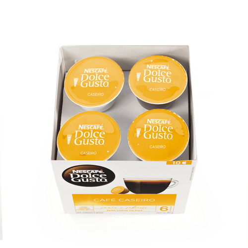 NESCAFÉ® DOLCE GUSTO Caseiro DISPLAY de 10 cápsulas