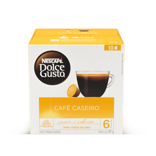 NESCAFÉ® DOLCE GUSTO Caseiro DISPLAY de 10 cápsulas