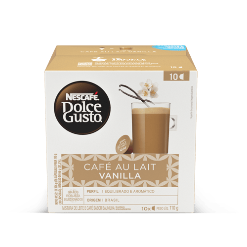 NESCAFÉ® DOLCE GUSTO Café Aut Lait Vainilla 10 cápsulas