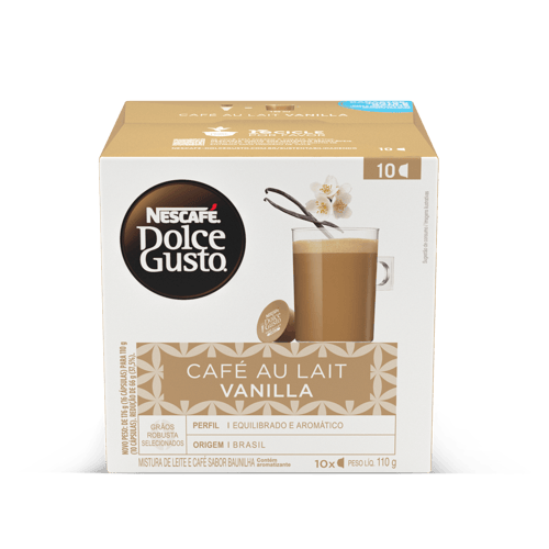NESCAFÉ® DOLCE GUSTO Café Ole Vainilla DISPLAY de 10 cápsulas