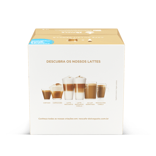 NESCAFÉ® DOLCE GUSTO Café Ole Vainilla DISPLAY de 10 cápsulas