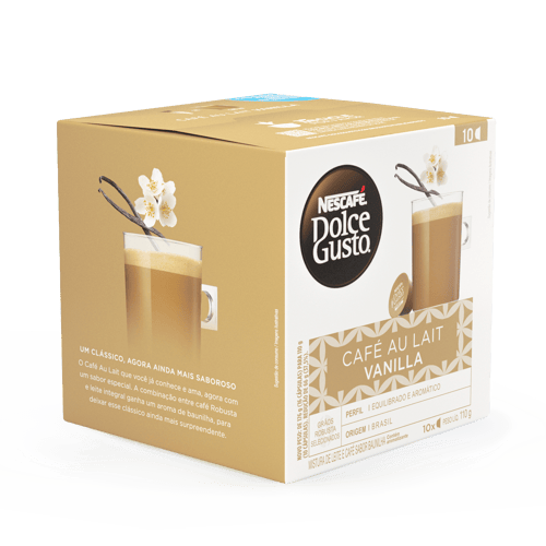 NESCAFÉ® DOLCE GUSTO Café Ole Vainilla DISPLAY de 10 cápsulas
