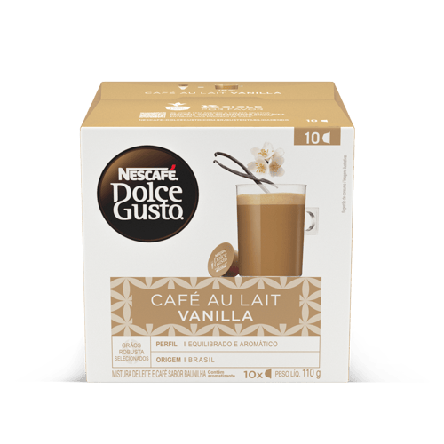 NESCAFÉ® DOLCE GUSTO Café Ole Vainilla DISPLAY de 10 cápsulas