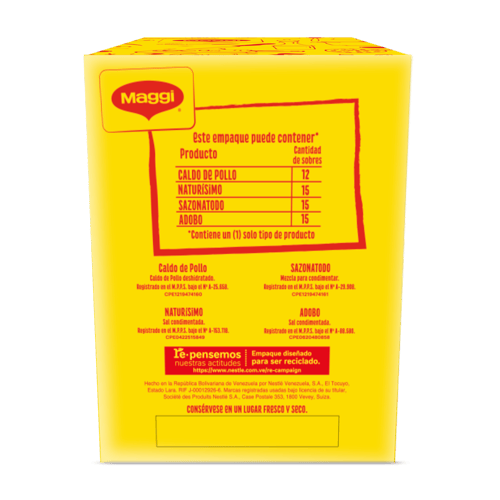MAGGI® Caldo de Pollo Display 12 Sobres de 35 g