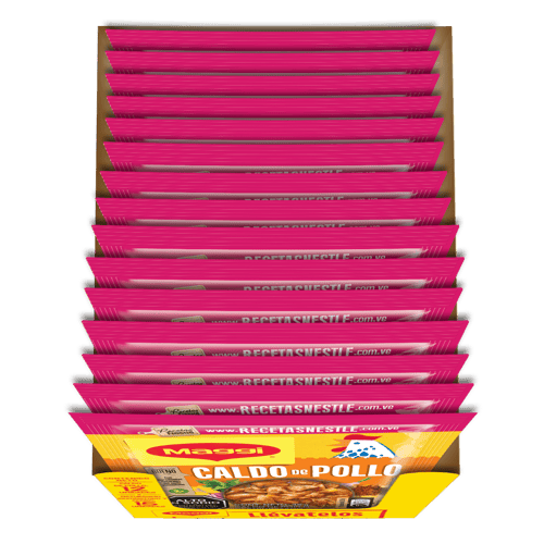 MAGGI® Caldo de Pollo Display 12 Sobres de 35 g