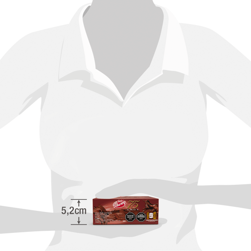 SAVOY® 75 Aniversario mini, Chocolate con leche (Edición Aniversario) Display 16 Unidades de 25 g