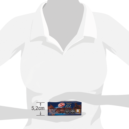 SAVOY® 75 Aniversario  Dark Chocolate Oscuro (Edición Aniversario) Display 16 Unidades de 25 g