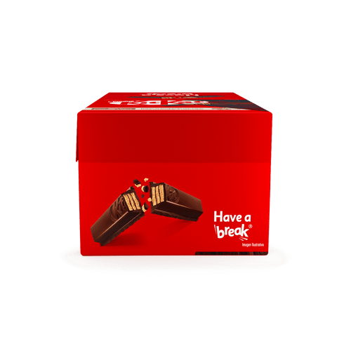 KIT KAT® Wafer rellena con cacao cubierta de chocolate oscuro Display de 24 Unidades de 41.5g