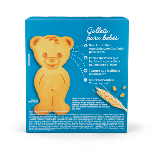 Galletas GERBER® para bebés a partir de los 10 meses 1 caja de 5 unidades