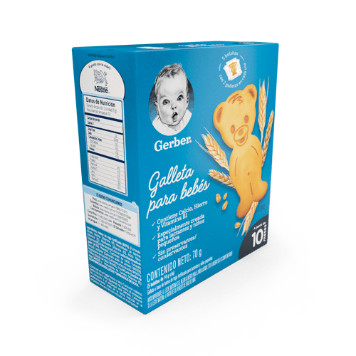 Galletas GERBER® para bebés a partir de los 10 meses 1 caja de 5 unidades
