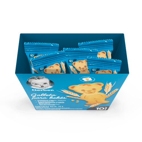 Galletas GERBER® para bebés a partir de los 10 meses 1 caja de 5 unidades