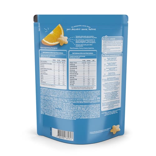 Puffs GERBER® para bebés a partir de los 8 meses sabor naranja y cambur 12x42g