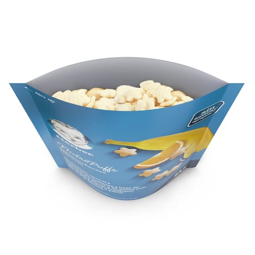 Puffs GERBER® para bebés a partir de los 8 meses sabor naranja y cambur 12x42g Puffs GERBER® para bebés a partir de los 8 meses sabor naranja y cambur 12x42g
