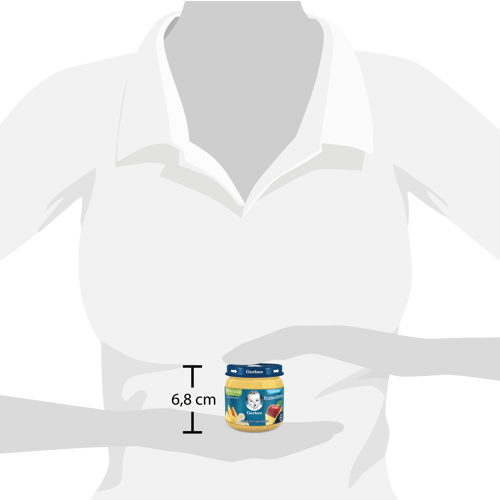 Compota GERBER® Frutas Mixtas sin azúcar 113g