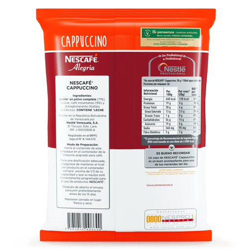 NESCAFÉ® Cappuccino Bolsa 1.3 kg