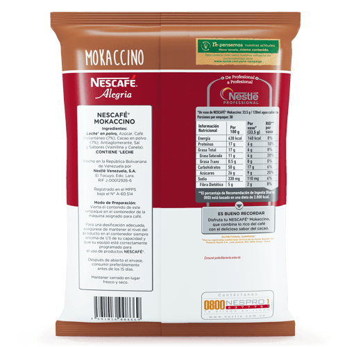 NESCAFÉ® Mokaccino Bolsa 1.3 kg