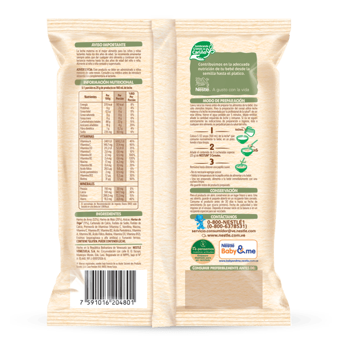 NESTUM® Cereal Infantil de 3 Cereales Enriquecido con Vitaminas y Minerales 225 g