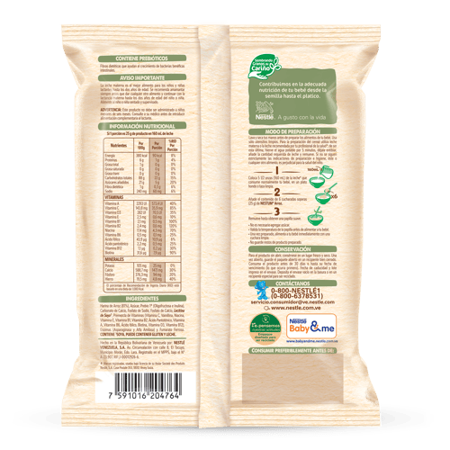 NESTUM® Cereal Infantil de Arroz Enriquecido con Vitaminas y Minerales 225 g