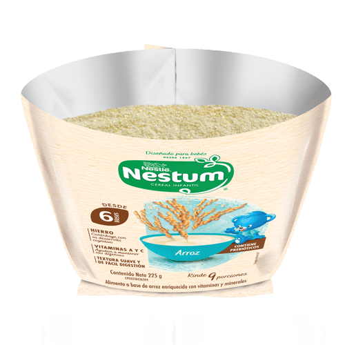 NESTUM® Cereal Infantil de Arroz Enriquecido con Vitaminas y Minerales 225 g