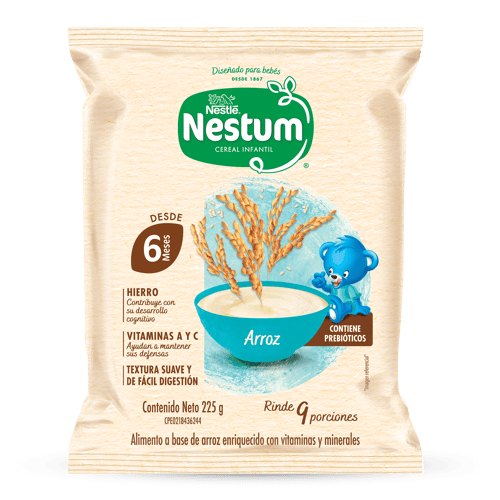 NESTUM® Cereal Infantil de Arroz Enriquecido con Vitaminas y Minerales 225 g