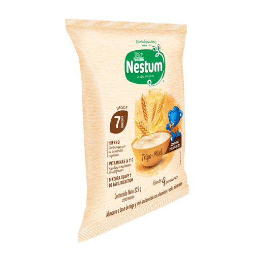 NESTUM® Cereal Infantil de Trigo Miel Enriquecido con Vitaminas y Minerales 225 g