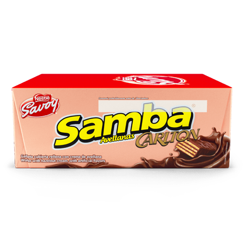 	SAMBA® Galleta Avellana Display de 20 Unidades de 32g
