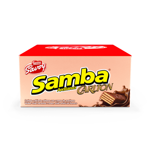 	SAMBA® Galleta Avellana Display de 20 Unidades de 32g