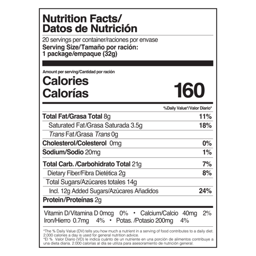 	SAMBA® Galleta Avellana Display de 20 Unidades de 32g
