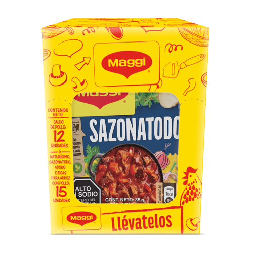 MAGGI® Sazonatodo Display 15 Sobres de 35 g