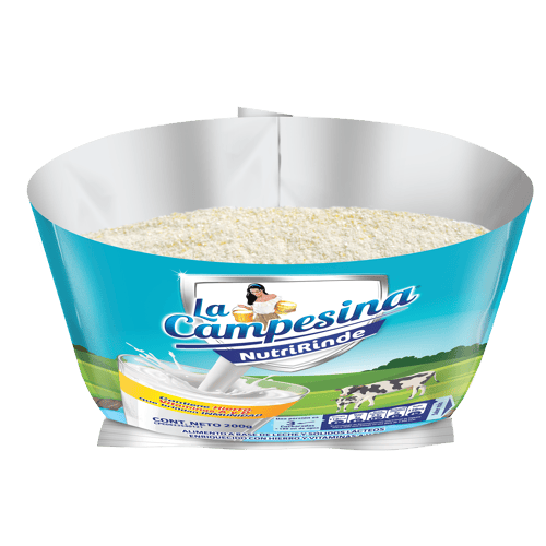 LA CAMPESINA® NutriRinde Alimento a base de leche y sólidos lácteos enriquecido 200g