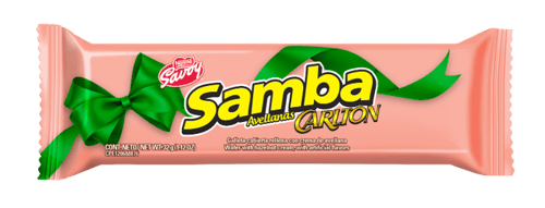 SAMBA® Navidad Galleta Avellana Display de 20 Unidades de 32g