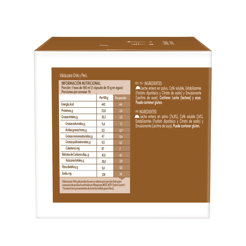 NDG CAFE AU LAIT 10Caps 6x100g XR