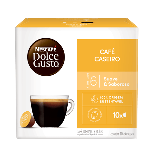 NESCAFÉ® DOLCE GUSTO Caseiro DISPLAY de 10 cápsulas