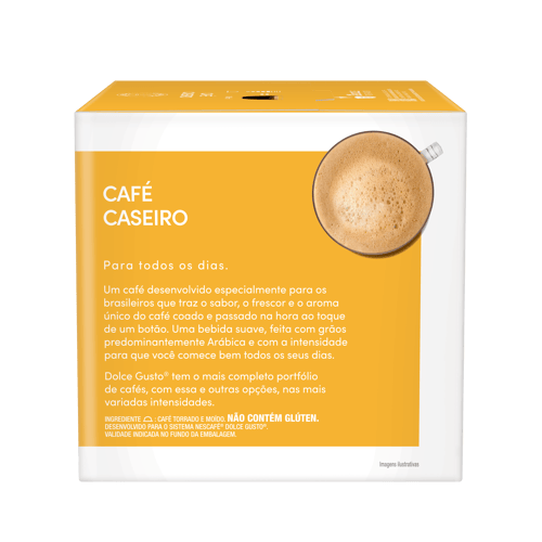 NESCAFÉ® DOLCE GUSTO Caseiro DISPLAY de 10 cápsulas NESCAFÉ® DOLCE GUSTO Caseiro DISPLAY de 10 cápsulas