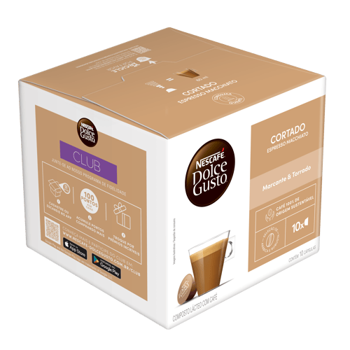 NESCAFÉ® DOLCE GUSTO Cortado Espresso Machiatto 10 cápsulas