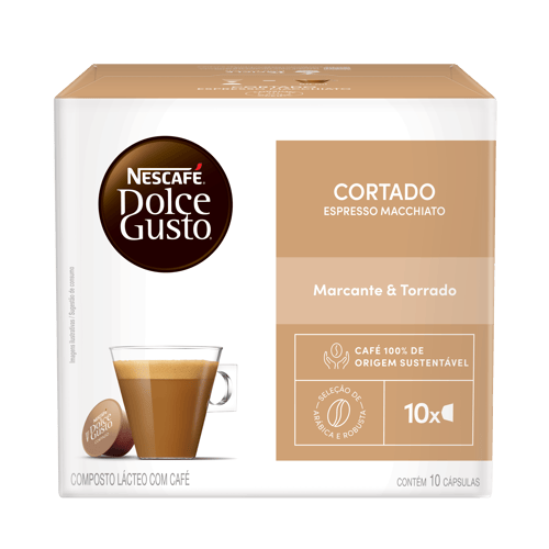 NESCAFÉ® DOLCE GUSTO Cortado Espresso Machiatto 10 cápsulas