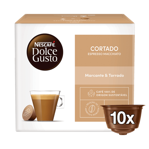NESCAFÉ® DOLCE GUSTO Cortado Espresso Machiatto 10 cápsulas